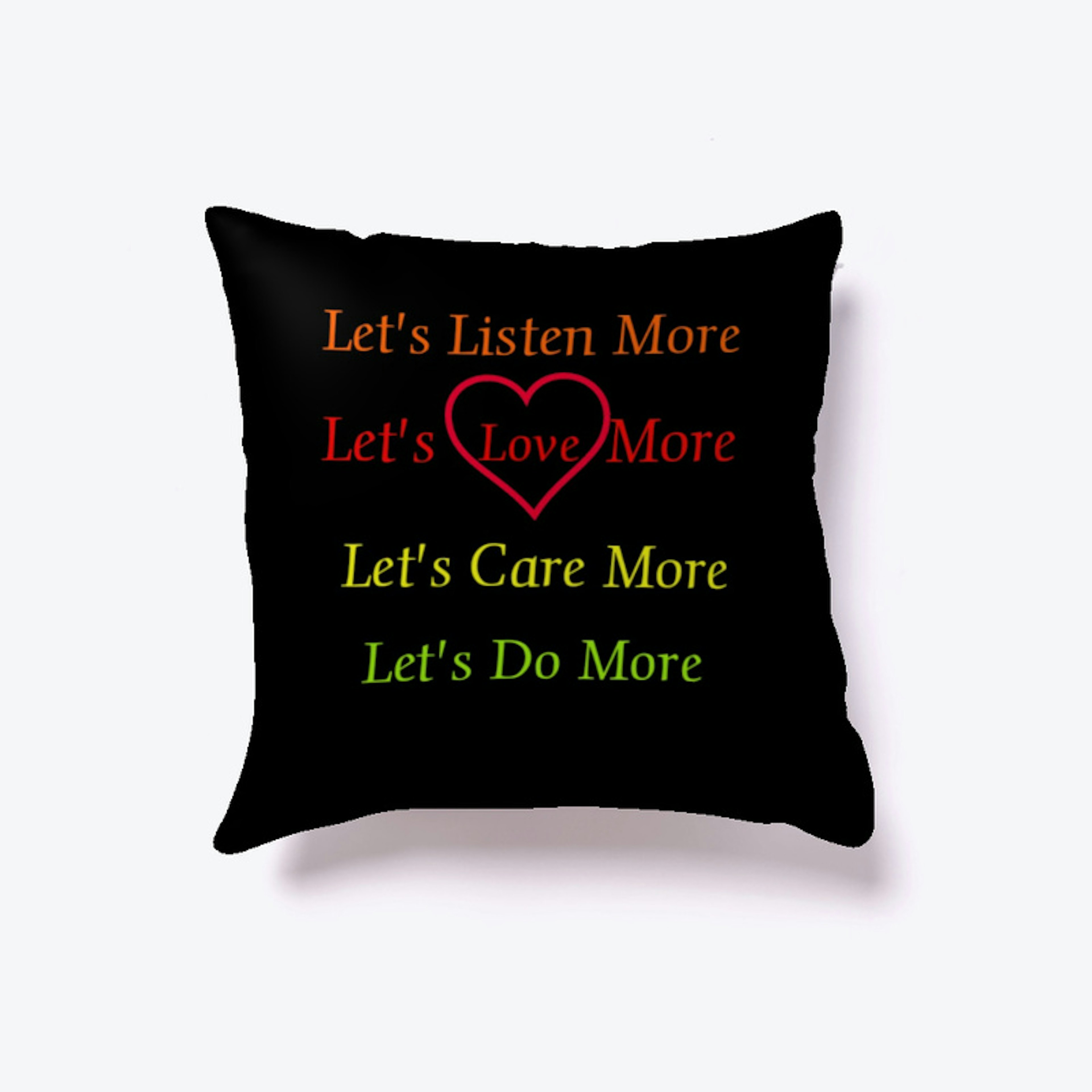 Let's Love More Pillow/Blanket